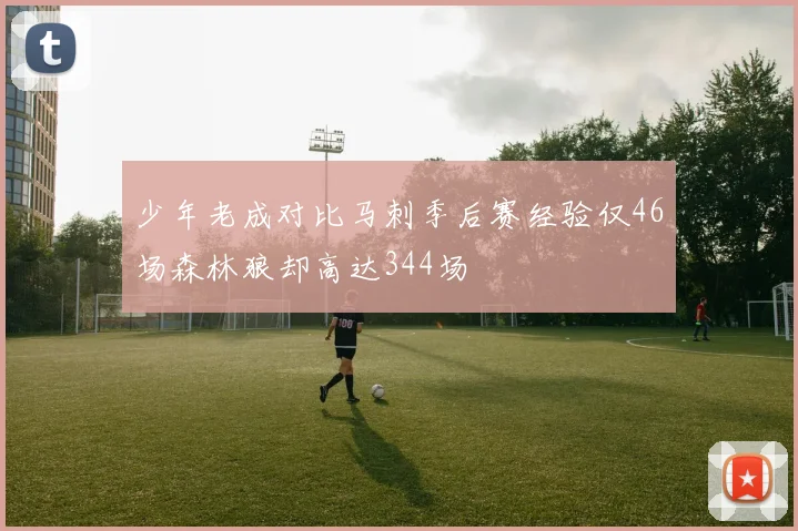 少年老成对比马刺季后赛经验仅46场森林狼却高达344场